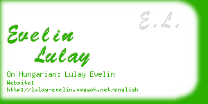 evelin lulay business card